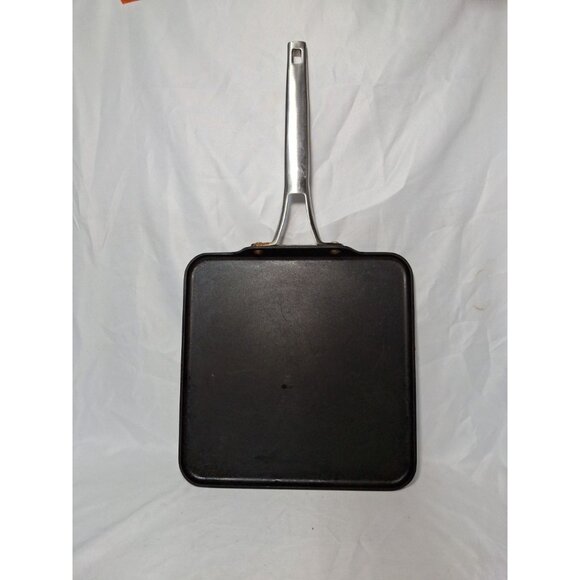 Calphalon Frying Pan Griddle Nonstick Skillet 1211 Square Grill 11”x 11” - Picture 2 of 6